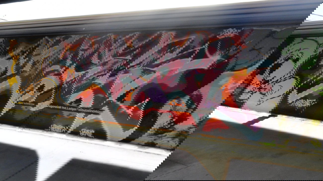 Graffiti Train - Photo by freightkilla - nesk, ws, genève (2014)