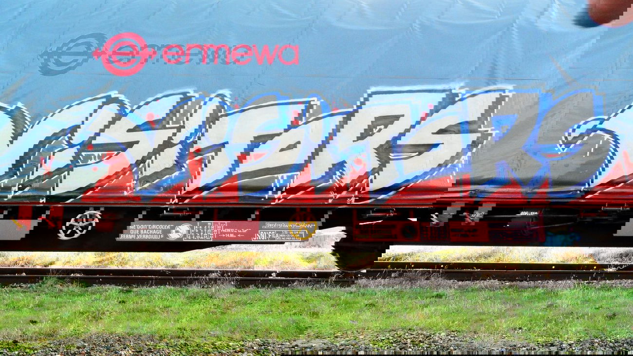 Graffiti Train - Photo by freightkilla - VISITORS, graffiti, graff