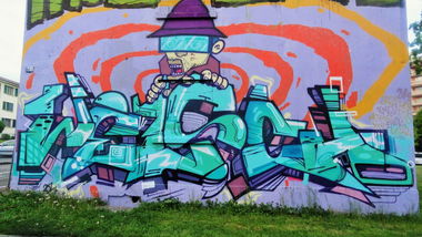 Graffiti Wall - Photo by freightkilla - WESH, graffiti, geneva