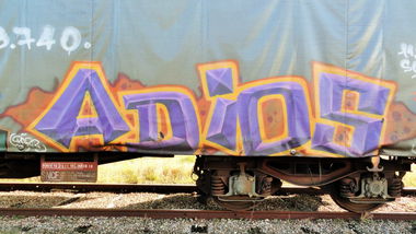 Graffiti Train - Photo by freightkilla