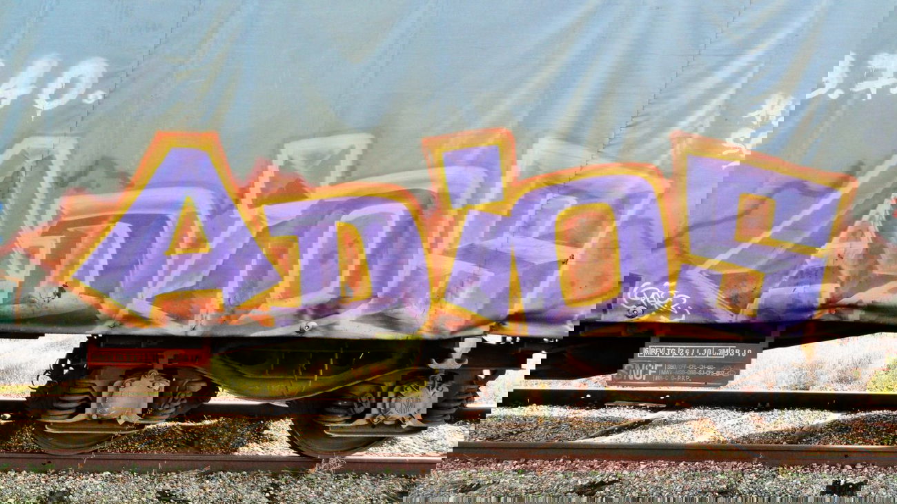 Graffiti Train - Photo by freightkilla