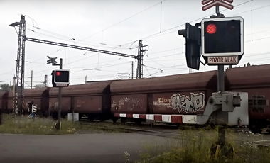 Graffiti Train in Ostrava - Photo by freightraffic - chrom, fr8, freight (2017)