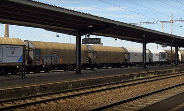 Graffiti Train in Ostrava - Photo by freightraffic - wns, chrom, fr8 (2016)