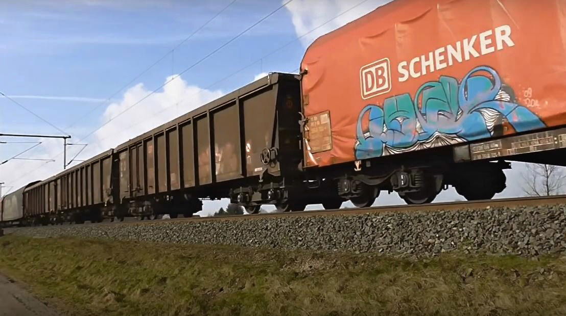 Graffiti Wall in Německo - Photo by freightraffic - fr8, freight, fret (2016)