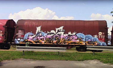 Graffiti Train in Česko - Photo by freightraffic - ster, fullcolor, freight (2016)