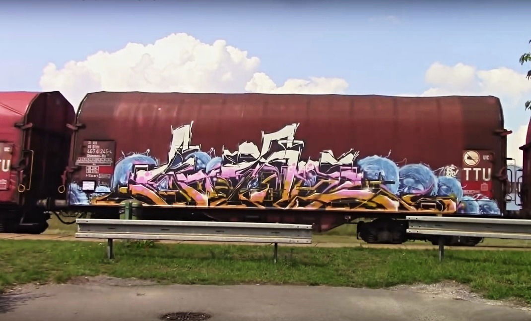 Graffiti Train in Česko - Photo by freightraffic - ster, fullcolor, freight (2016)
