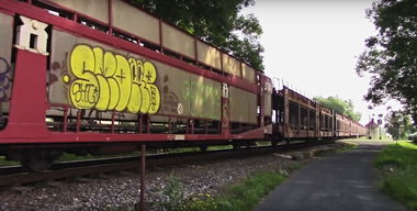 Graffiti Train in Česko - Photo by freightraffic - smoke, throw, up (2016)