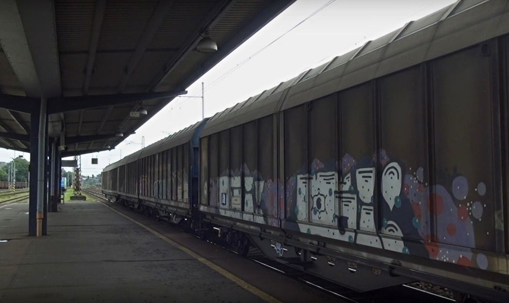 Graffiti Train in Ostrava - Photo by freightraffic - fr8, freight (2016)