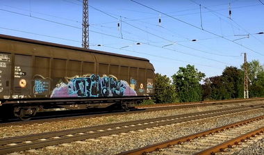 Graffiti Train in Česko - Photo by freightraffic - freight, fr8 (2016)