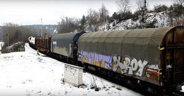 Graffiti Train in Česko - Photo by freightraffic - swat, dlroy, fr8 (2017)