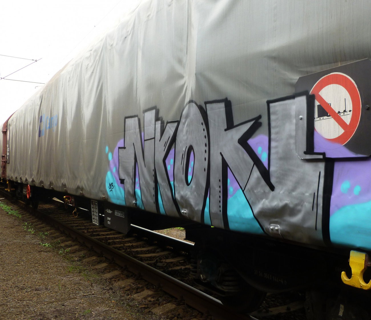 Graffiti in Olomouc - Photo by freightraffic - nyok, freight, fr8