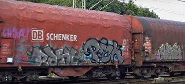 Graffiti Train in Polsko - Photo by freightraffic - rast, pick, freight (2016)