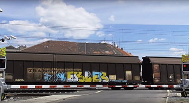 Graffiti Train in Česko - Photo by freightraffic - ekleb, transwagon, fr8 (2016)