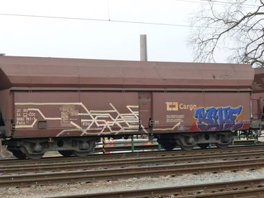 Graffiti Train in Česko - Photo by freightraffic - sche, ntf, cv (2011)