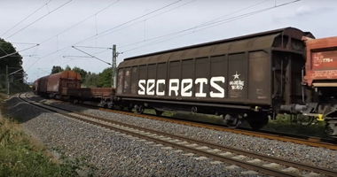 Graffiti Train in Gemeinde bergern im dunkelsteinerwald - Photo by freightraffic - secrets, fr8, freight (2016)