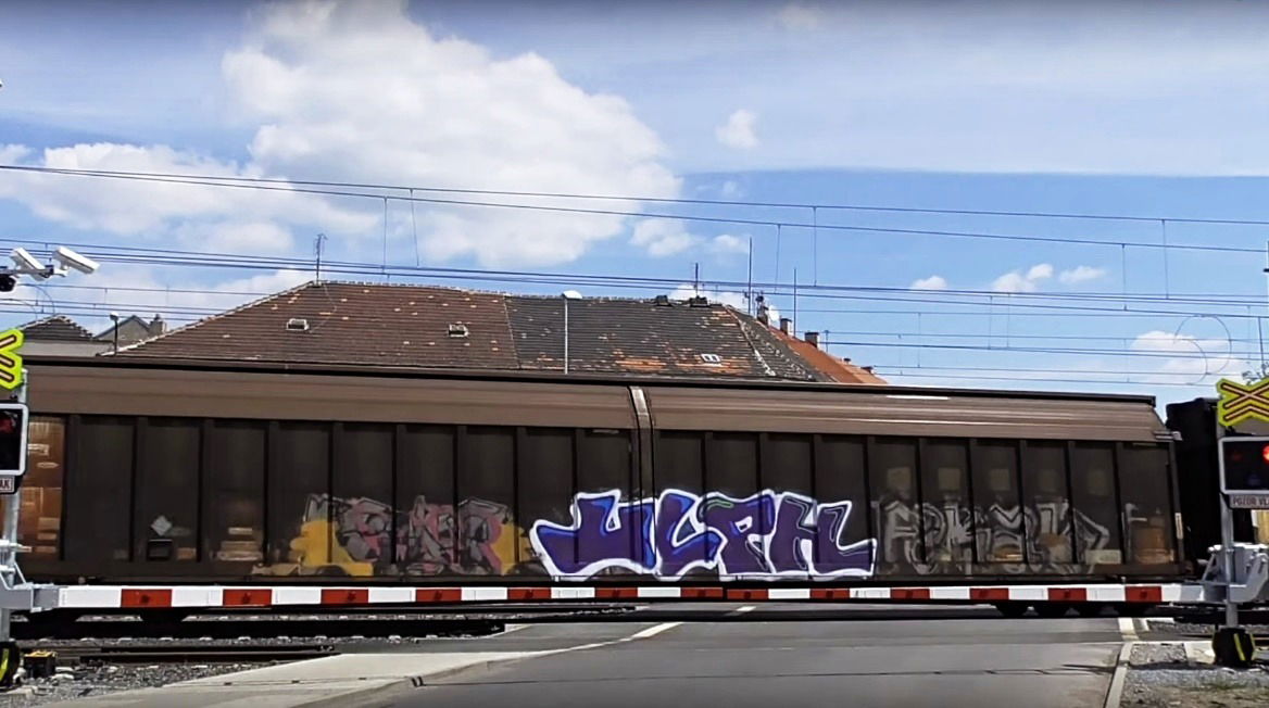 Graffiti Train in Česko - Photo by freightraffic - ulph, fekal, freight (2016)