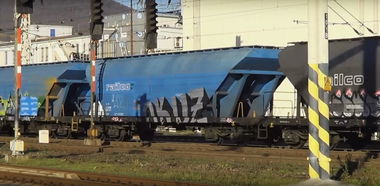 Graffiti Train in Česko - Photo by freightraffic - okuz, freight (2015)