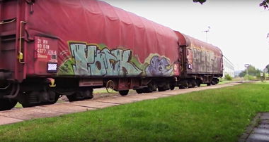 Graffiti Train in Česko - Photo by freightraffic - freigfht, fret, fr8 (2016)