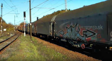Graffiti Train in Okres žilina - Photo by freightraffic - ac, fr8, train (2015)