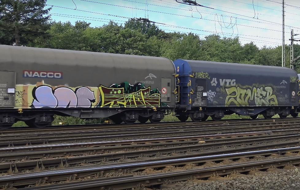 Graffiti Train in Polsko - Photo by freightraffic - jnr, tool, zomer (2016)