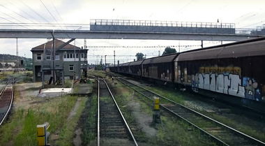 Graffiti Train in Brno - Photo by freightraffic - fret, freight (2017)