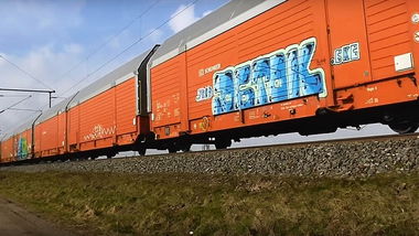 Graffiti Wall in Německo - Photo by freightraffic - fr8, freight, Güterzüge (2016)
