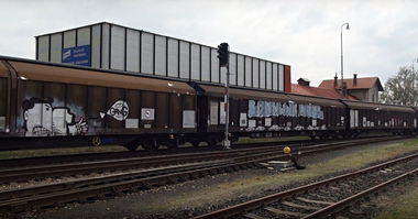 Graffiti Train in Česko - Photo by freightraffic - gang, freight (2017)