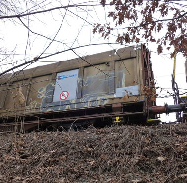Graffiti Train in Praha - Photo by freightraffic - kgs, freight, fret (2013)
