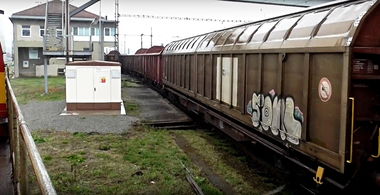 Graffiti Train in Brno - Photo by freightraffic - soul, freight, fr8 (2017)