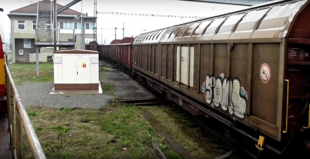 Graffiti Train in Brno - Photo by freightraffic - soul, freight, fr8 (2017)