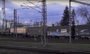 Graffiti Train in Česko - Photo by freightraffic - kve, freight (2015)