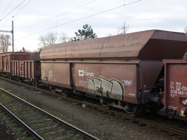 Graffiti Train in Praha - Photo by freightraffic - deto, fr8, freight (2016)