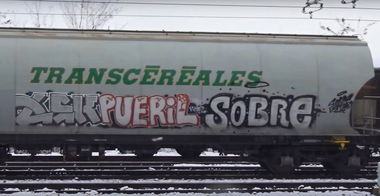 Graffiti Train in Česko - Photo by freightraffic - tsk, pueril, sobre (2015)