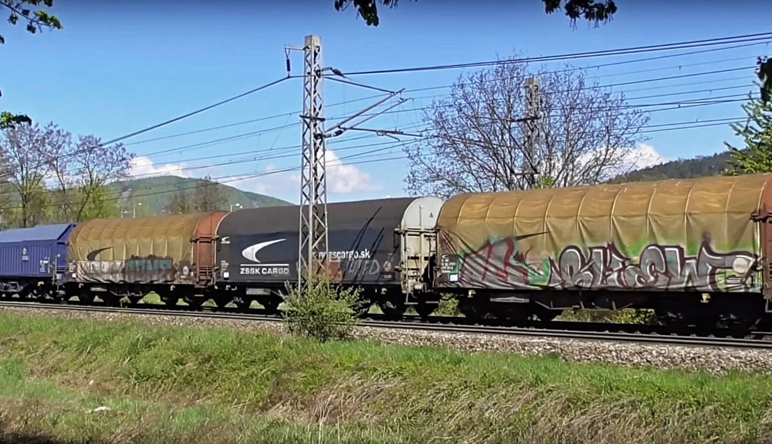 Graffiti Train in Česko - Photo by freightraffic - ac, blew, freight (2016)