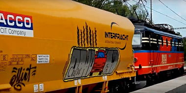 Graffiti Train in Červenka - Photo by freightraffic - owo, čd, fr8 (2017)