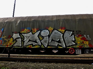 Graffiti Train in Česko - Photo by freightraffic - idiot, fr8, freight (2017)