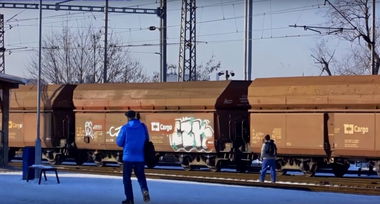 Graffiti Train in Česko - Photo by freightraffic - czk, freight (2016)