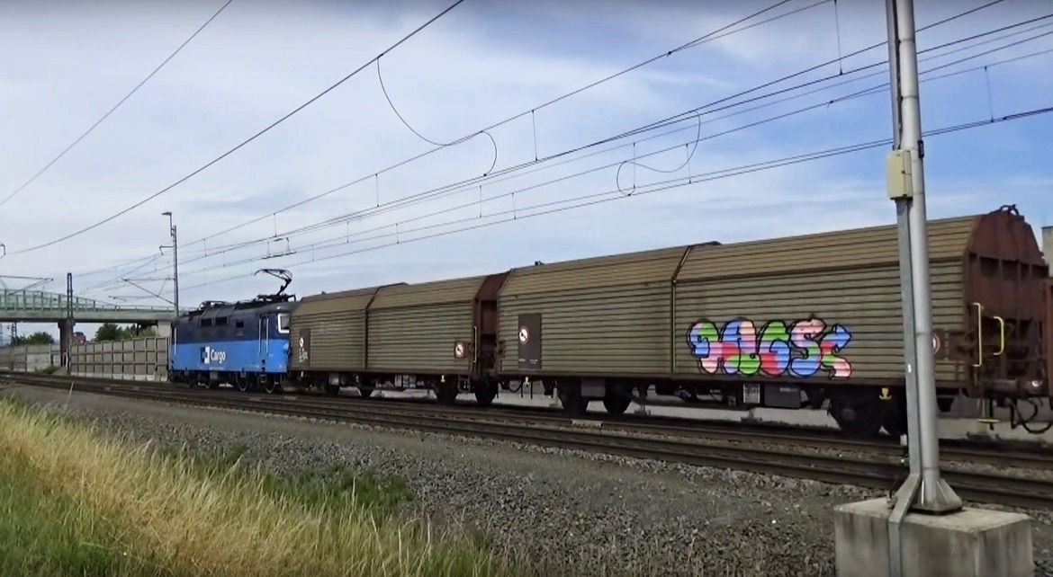 Graffiti Train in Česko - Photo by freightraffic - hagss, freight, fr8 (2016)