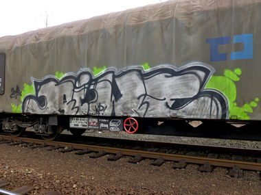 Graffiti Train in Česko - Photo by freightraffic - riwe, freight, fr8 (2017)