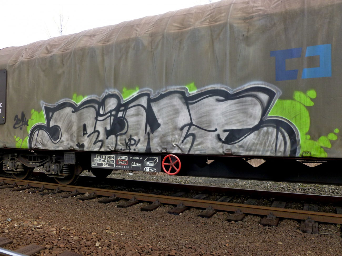 Graffiti Train in Česko - Photo by freightraffic - riwe, freight, fr8 (2017)