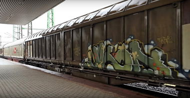 Graffiti Train in Česko - Photo by freightraffic - fr8, freight, fret (2017)