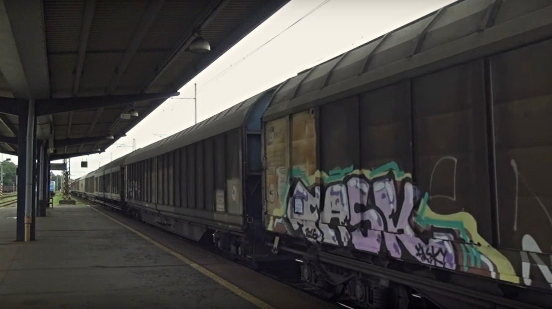 Graffiti Train in Ostrava - Photo by freightraffic - fask, fr8, freight (2016)