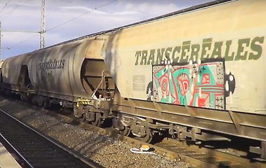 Graffiti Train in Česko - Photo by freightraffic - oda, fr8, fret (2016)