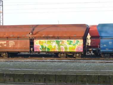 Graffiti Train in Polsko - Photo by freightraffic - cers, freight, fr8 (2012)