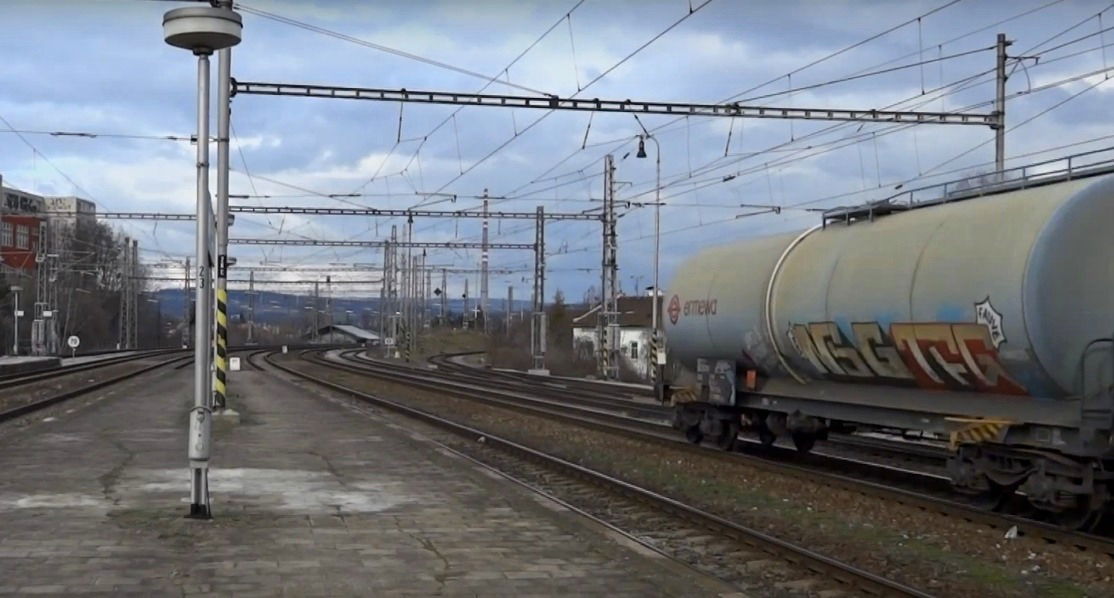 Graffiti Train in Brno - Photo by freightraffic - nsg, tfg, freight (2016)