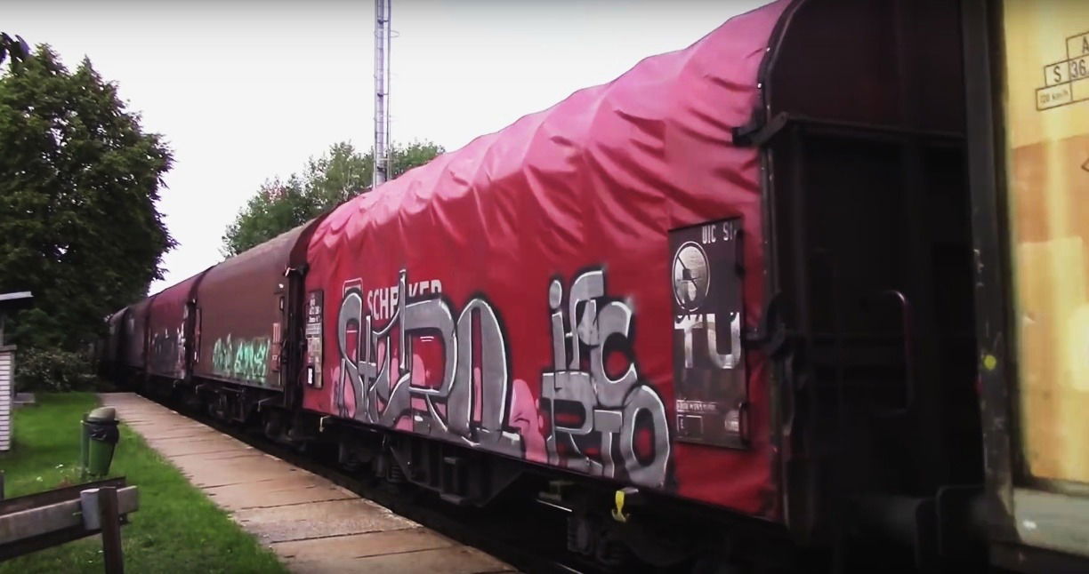 Graffiti Train in Česko - Photo by freightraffic - stero, ifc, rto (2016)