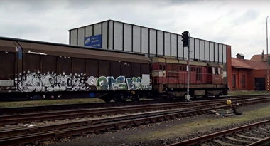 Graffiti Train in Česko - Photo by freightraffic - grip, org, fr8 (2017)