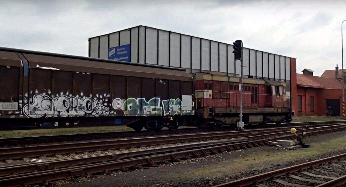 Graffiti Train in Česko - Photo by freightraffic - grip, org, fr8 (2017)