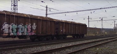 Graffiti Train in Česko - Photo by freightraffic - repie, cargo (2015)