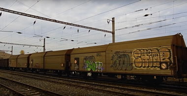 Graffiti Train in Česko - Photo by freightraffic - bo, soul, shine